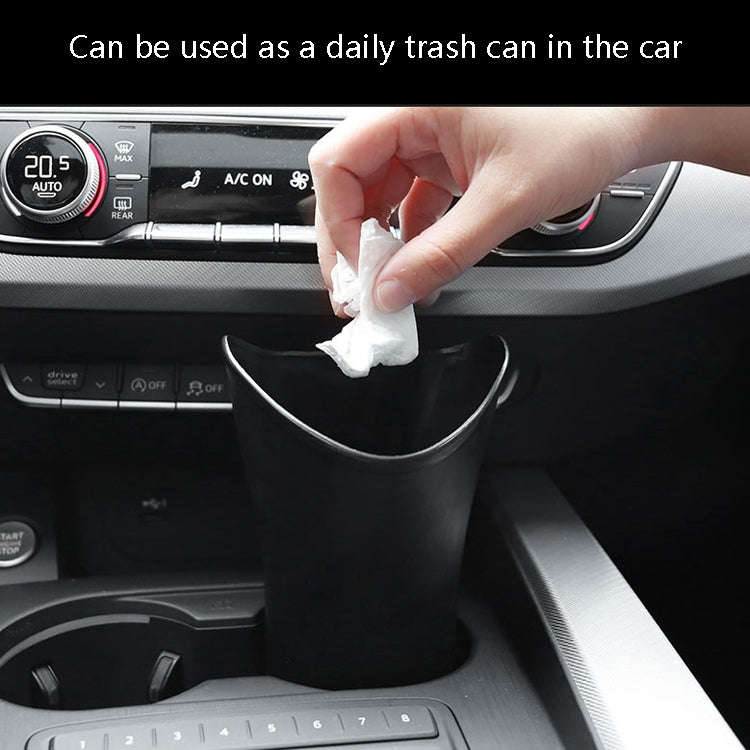Car Umbrella Holder Waterproof Storage Bucket With Hook Clip(Black)