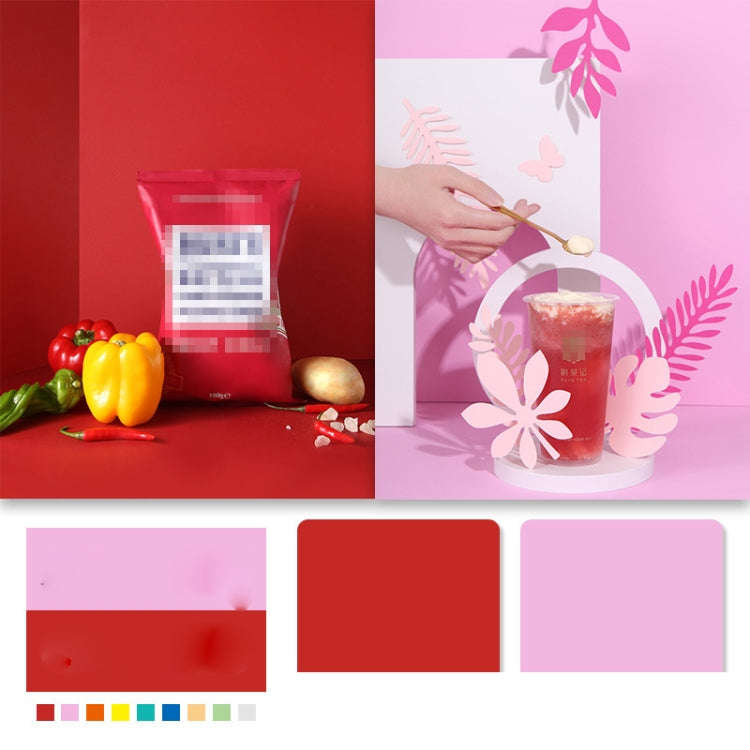 60 X 60cm Non-Reflective Matte PVC Board Double-Sided Solid Color Photo Background Board Filming ...