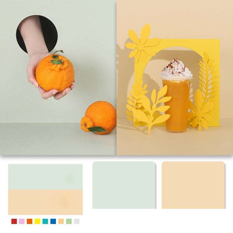 60 X 60cm Non-Reflective Matte PVC Board Double-Sided Solid Color Photo Background Board Filming ...
