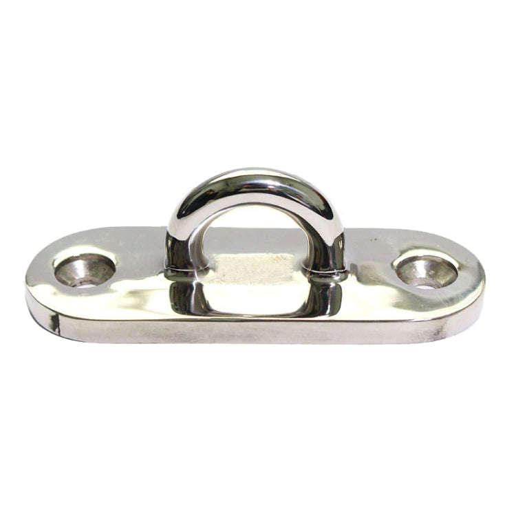 316 Stainless Steel Oval Boat Plate Seat Hand Rowing Boat Fixed Seat Accessories, Specification: ...