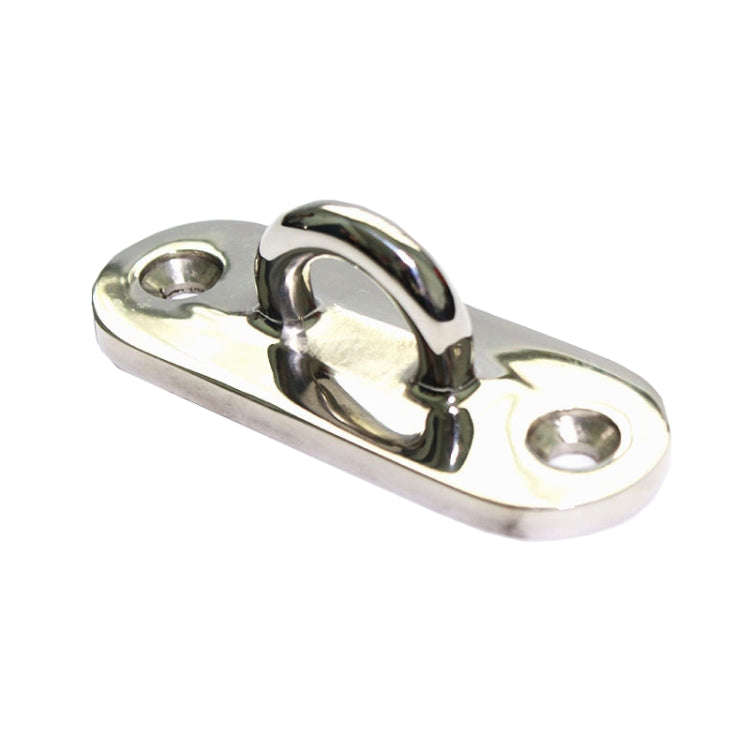 316 Stainless Steel Oval Boat Plate Seat Hand Rowing Boat Fixed Seat Accessories, Specification: ...
