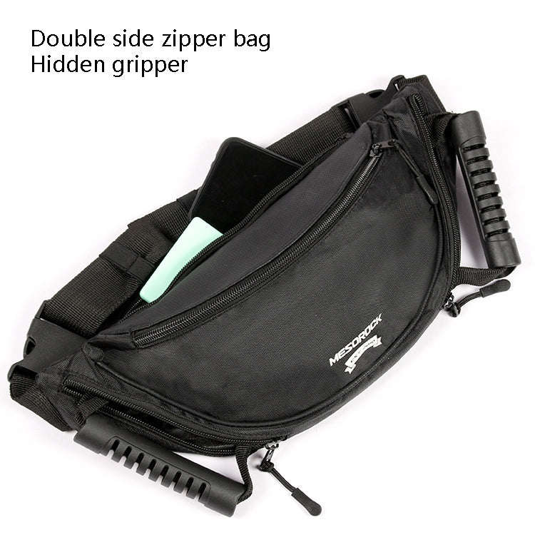 MESOROCK MTXB1018 Motorcycle Pocket Handle Riding Back Seat Safety Handle Multi-Function Dumpling...