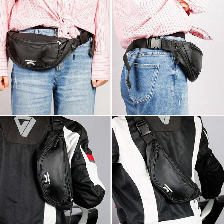 MESOROCK MTXB1018 Motorcycle Pocket Handle Riding Back Seat Safety Handle Multi-Function Dumpling...