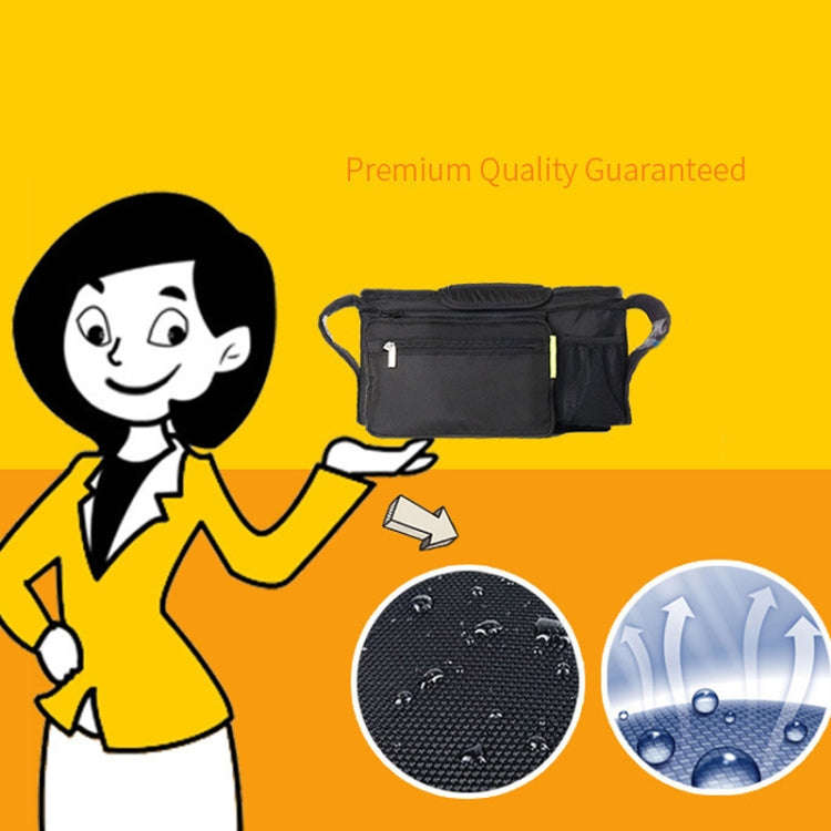 Baby Stroller Storage Hanging Bag Large Capacity Storage Bag Foldable Storage Basket Hanging Bag(...