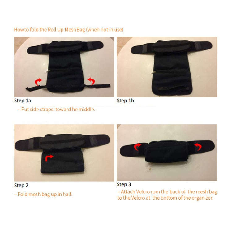 Baby Stroller Storage Hanging Bag Large Capacity Storage Bag Foldable Storage Basket Hanging Bag(...