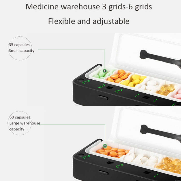 XM-ZY02 Intelligent Electronic Small Pill Box Separate Warehouse To Remind The Elderly To Take Me...
