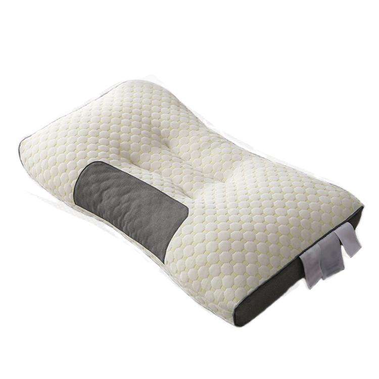 Neck-Protecting Knitted Non-Collapse Pillow Home Partition Massage Pillow, Spec: Low