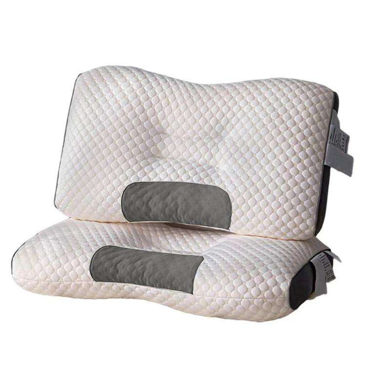 Neck-Protecting Knitted Non-Collapse Pillow Home Partition Massage Pillow, Spec: Low