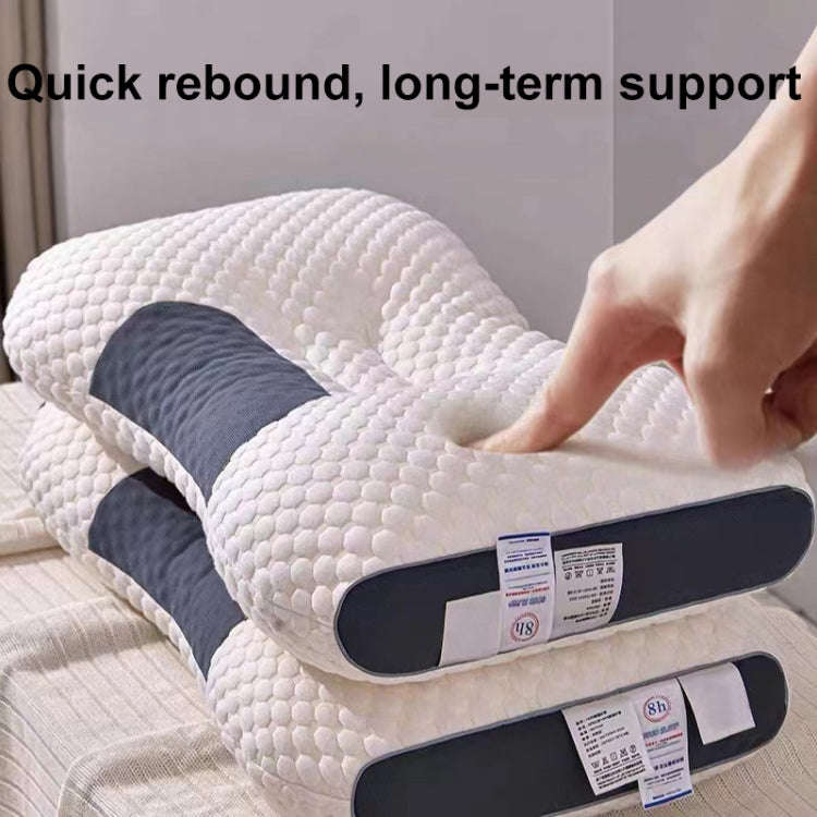 Neck-Protecting Knitted Non-Collapse Pillow Home Partition Massage Pillow, Spec: Medium