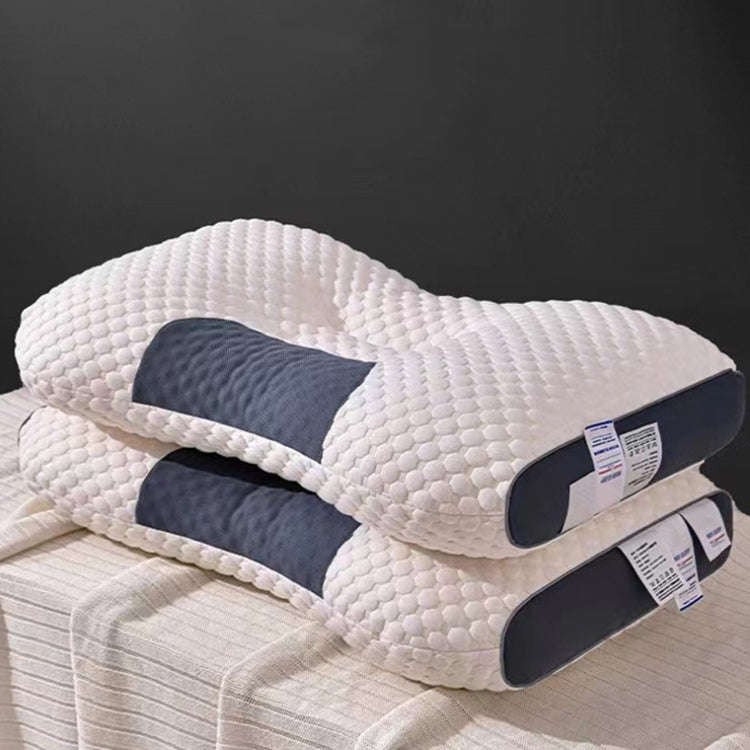 Neck-Protecting Knitted Non-Collapse Pillow Home Partition Massage Pillow, Spec: Medium