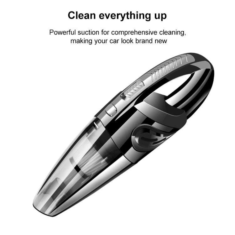 Wet And Dry Handheld High-Power Portable Car Vacuum Cleaner R-6052C Vacuum Cleaner with USB Cable...