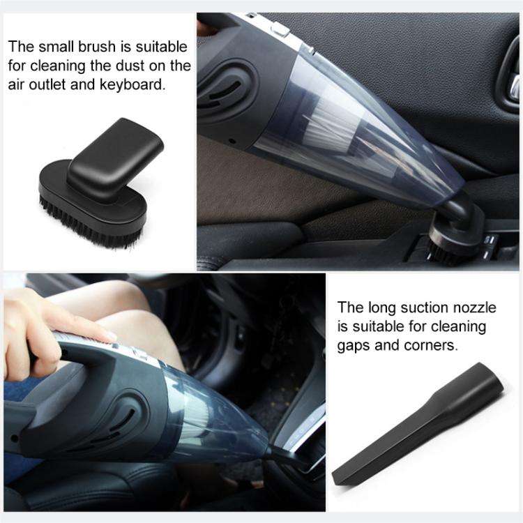 Wet And Dry Handheld High-Power Portable Car Vacuum Cleaner R-6052C Vacuum Cleaner with USB Cable...