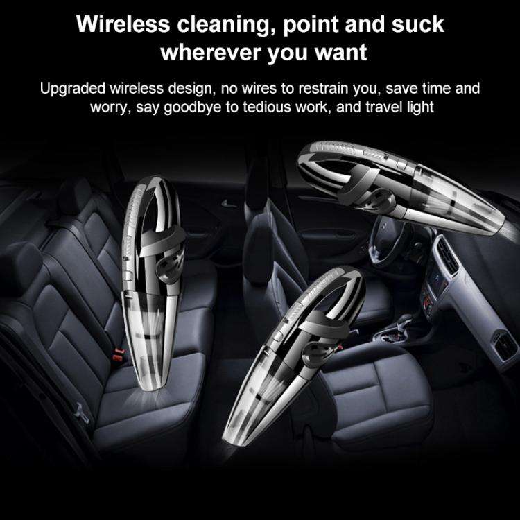 Wet And Dry Handheld High-Power Portable Car Vacuum Cleaner R-6052C Vacuum Cleaner with USB Cable...