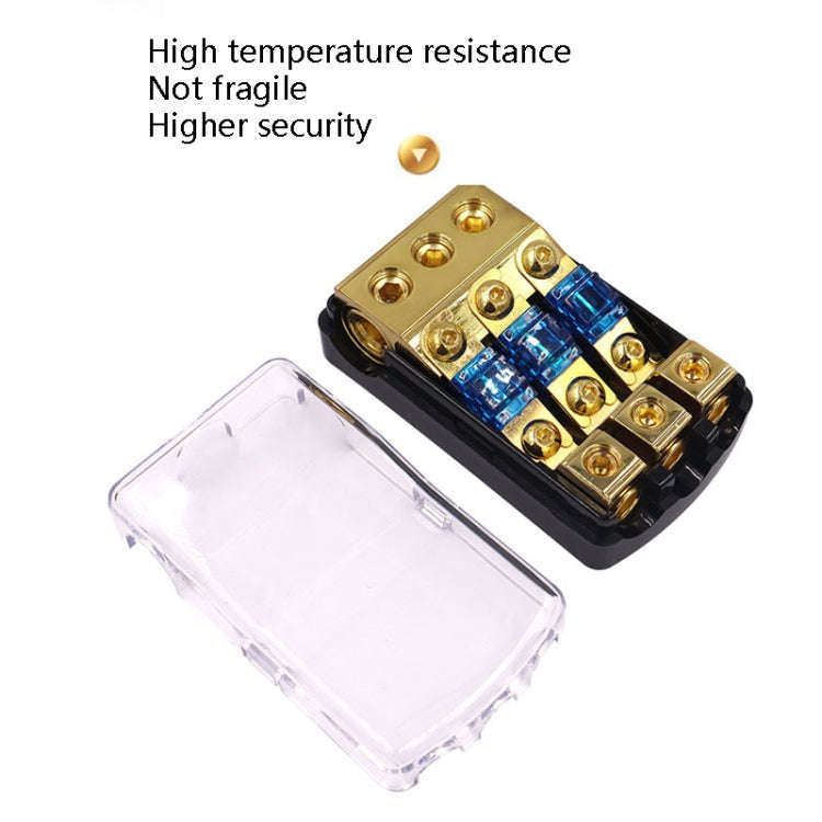 Car Audio Modification Fuse Holder Fuse Liner Fuse Splitter, Specification: 1 In 3 Out
