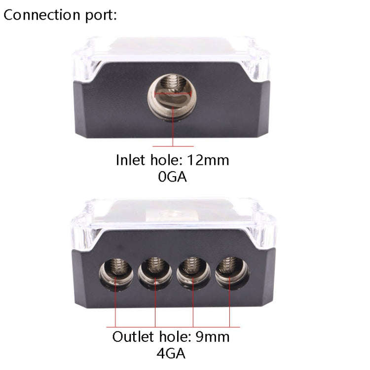 Car Audio Power Amplifier One Point Four Junction Box Hub Splitter(DB29)