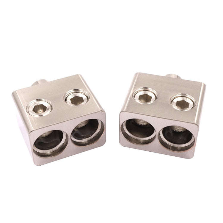 2 PCS RT54 Car Audio Amplifier 1 Point 2 Splitter High Power Supply Terminal