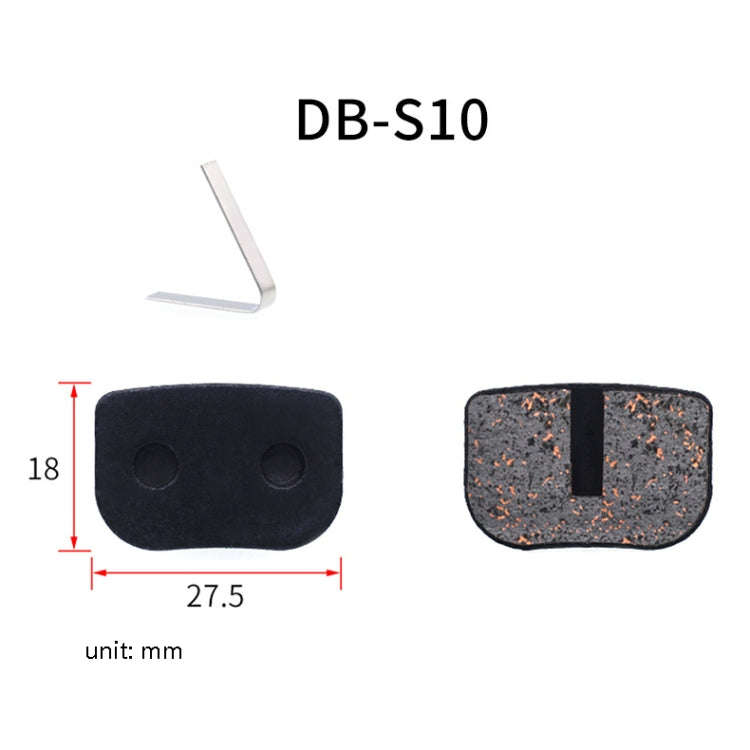 3 Pairs Mountain Bike Semi-Metallic Brake Pads M355 Oil Disc BB5 Resin Disc Brakes, Bagged(DB-S10)