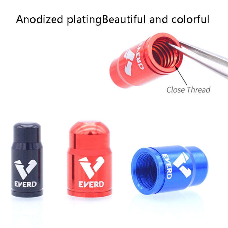 10 PCS EVERD ZH419 Mountain Road Bike Aluminum Alloy Air Mouth Cap Car Tire Dust Door Cover, Colo...