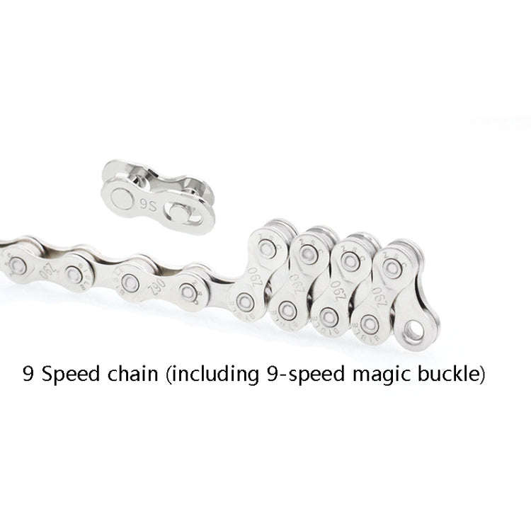 Mountain Road Bike Chain Electroplating Chain, Specification: 9 Speed chain