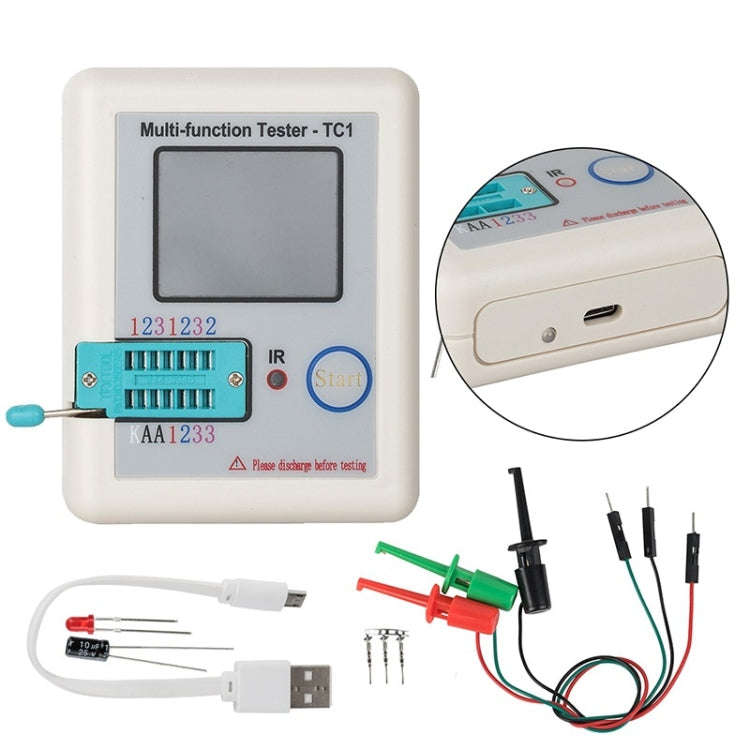 LCR-TC1 Full Colorful Screen Transistor Tester for Diode Triode Capacitor Resistor Test(LCR-TC1)