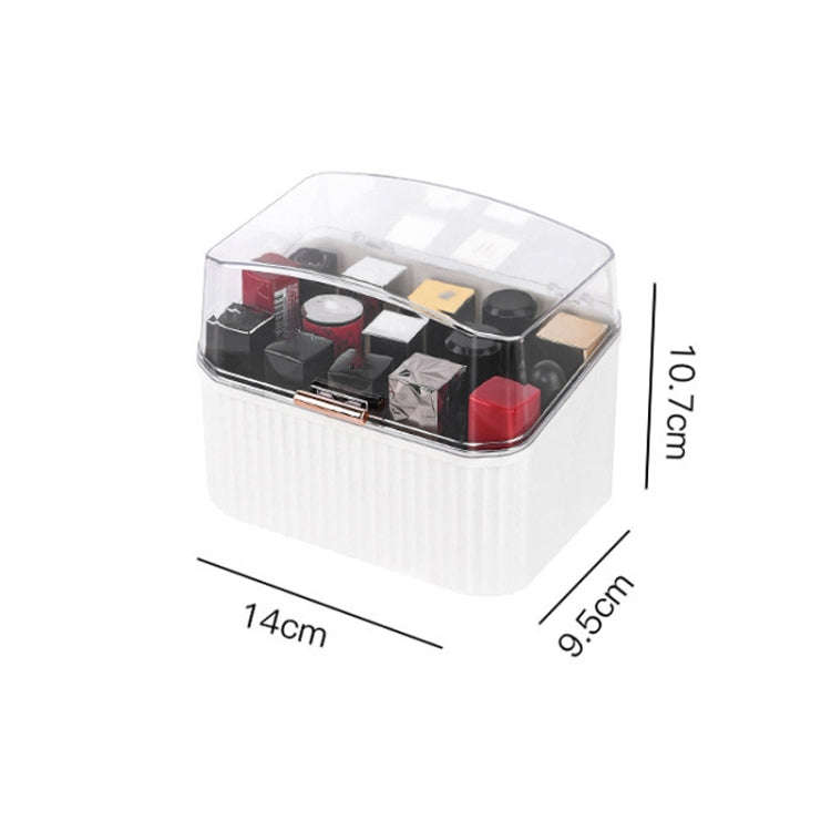 Cosmetic Storage Box Desktop Household Convenient Storage Box(Green)