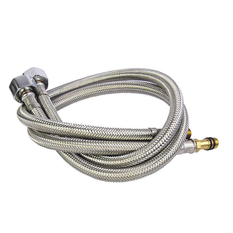 Weave Stainless Steel Flexible Plumbing Pipes Cold Hot Mixer Faucet Water Pipe Hoses High Pressur...