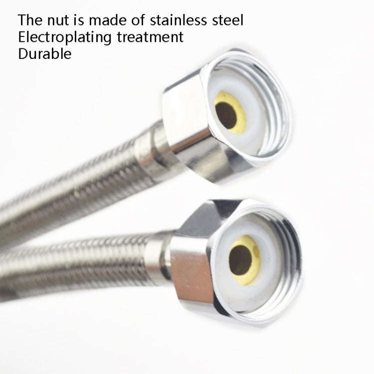 Weave Stainless Steel Flexible Plumbing Pipes Cold Hot Mixer Faucet Water Pipe Hoses High Pressur...