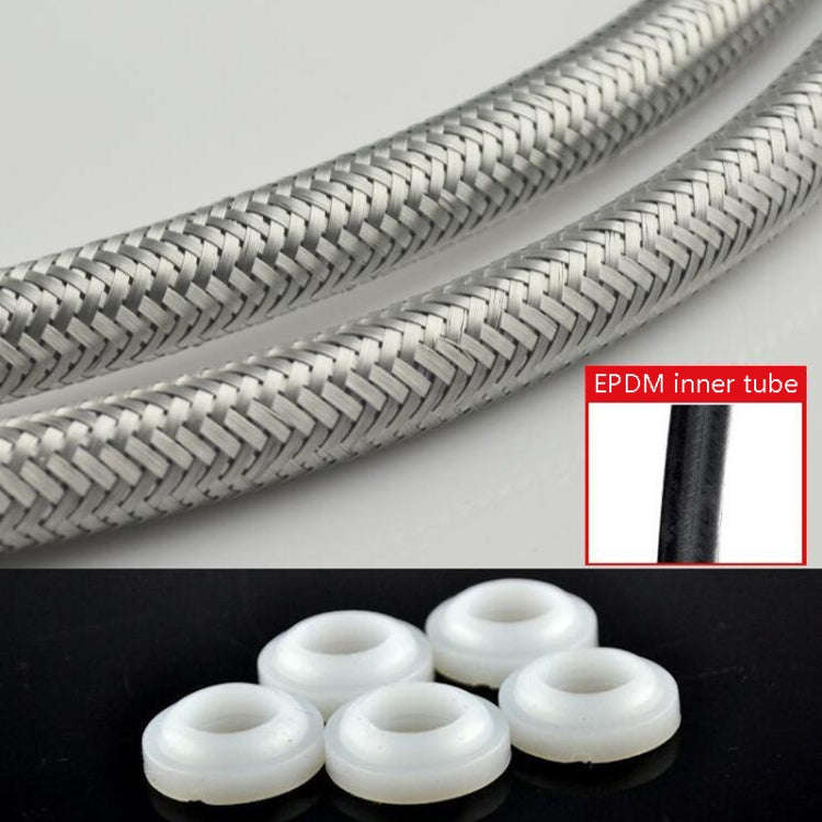Weave Stainless Steel Flexible Plumbing Pipes Cold Hot Mixer Faucet Water Pipe Hoses High Pressur...