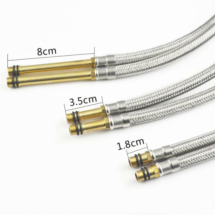 Weave Stainless Steel Flexible Plumbing Pipes Cold Hot Mixer Faucet Water Pipe Hoses High Pressur...