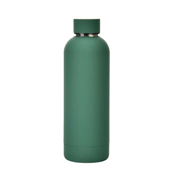Stainless Steel Outdoor Matte Water Bottle Portable Sports Water Cup Rubber Paint Insulation Cup(...