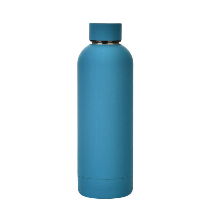 Stainless Steel Outdoor Matte Water Bottle Portable Sports Water Cup Rubber Paint Insulation Cup(...
