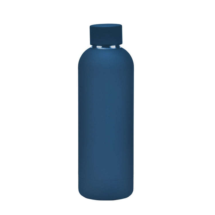 Stainless Steel Outdoor Matte Water Bottle Portable Sports Water Cup Rubber Paint Insulation Cup(...