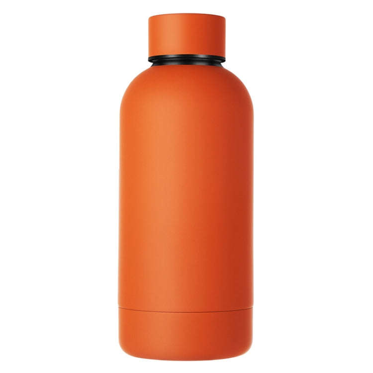 Double Stainless Steel Insulation Cup 350ml Mini Cup(Cinnabar Orange)