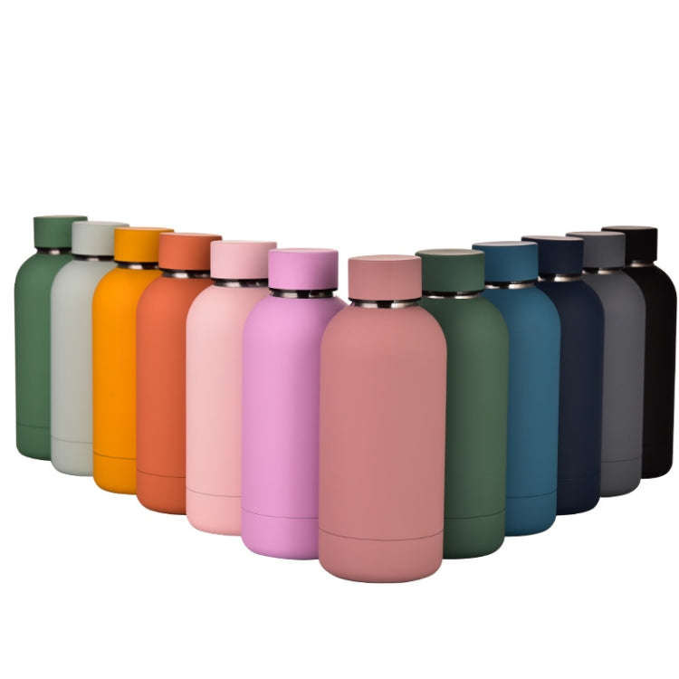 Double Stainless Steel Insulation Cup 350ml Mini Cup(Gray Green)