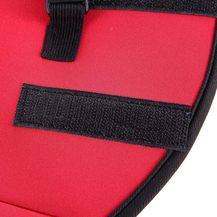 HJ19 Pet Surgery Rehabilitation Back Leg Protector Walking Aids, Size: M(Red Left Back Leg)