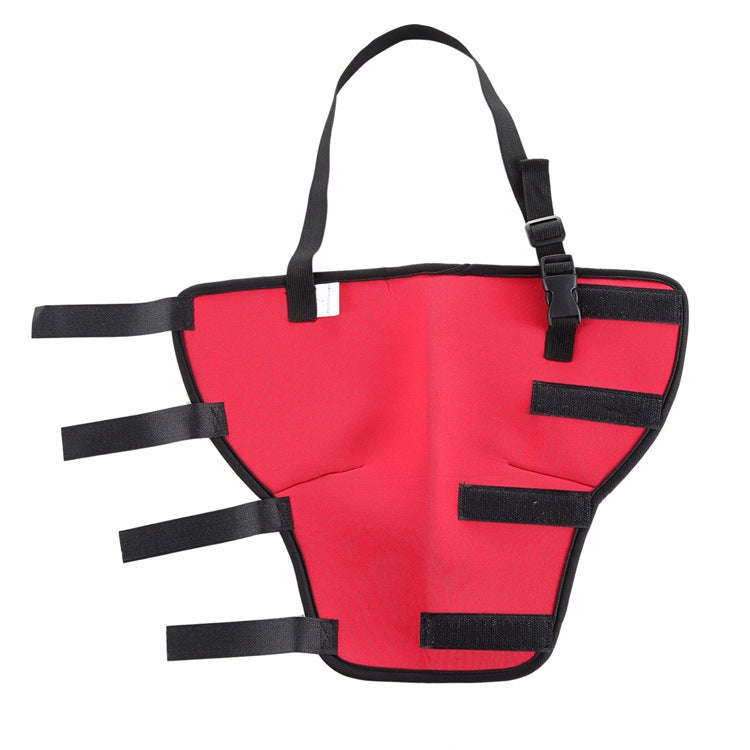 HJ19 Pet Surgery Rehabilitation Back Leg Protector Walking Aids, Size: M(Red Right Back Leg)
