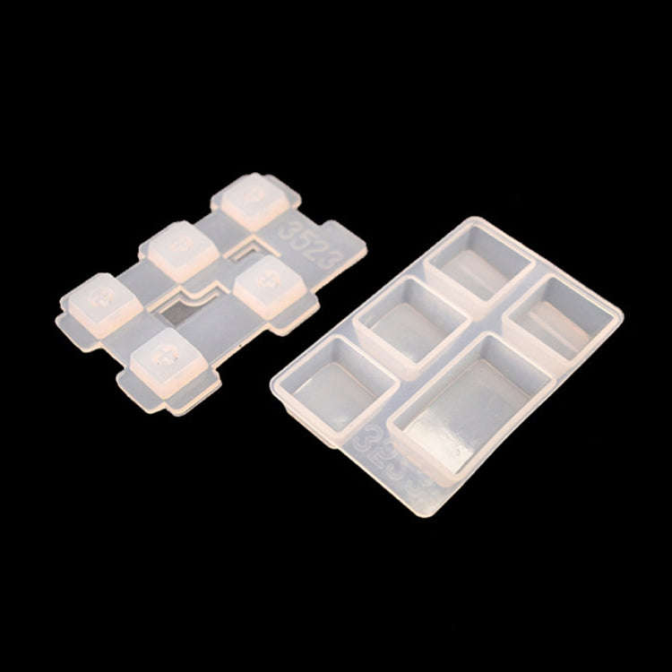 2 PCS DIY Keycap Silicone Mold OEM Mechanical Keyboard Silicone Mold, Style: MD3523