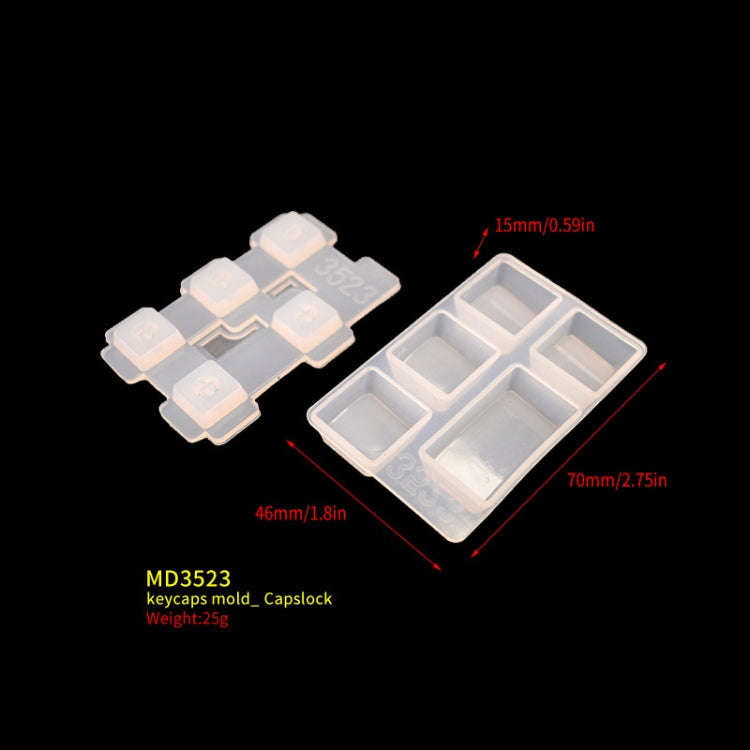 2 PCS DIY Keycap Silicone Mold OEM Mechanical Keyboard Silicone Mold, Style: MD3523