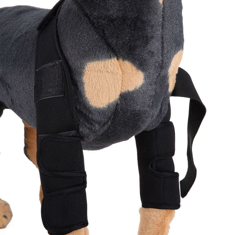 Pet Dog Leg Knee Guard Surgery Injury Protective Cover, Size: S(Classic Model (Black))