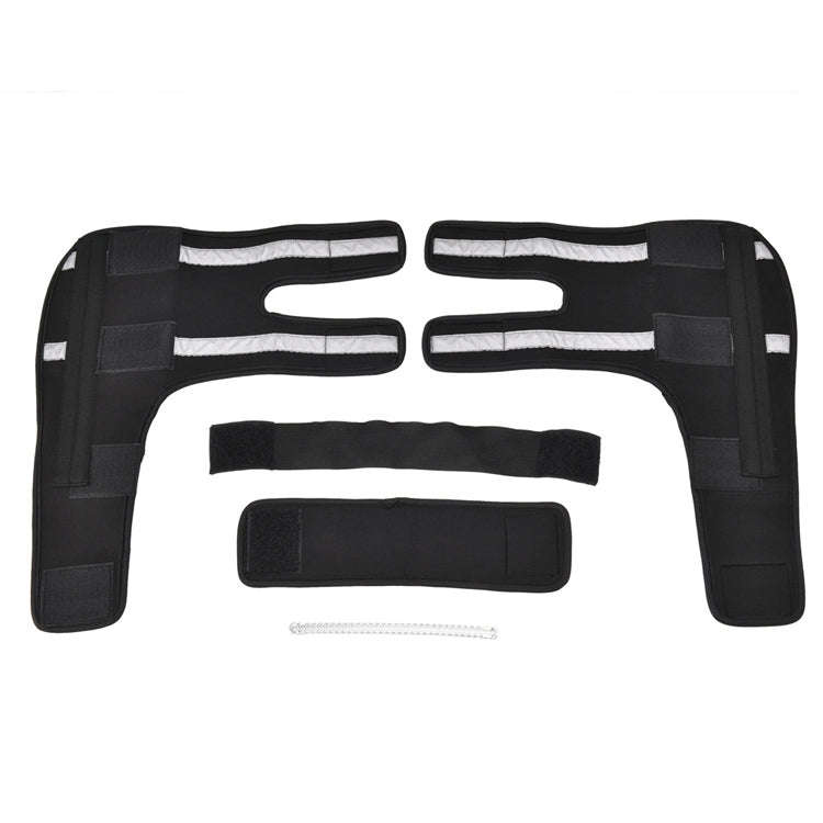 Pet Dog Leg Knee Guard Surgery Injury Protective Cover, Size: S(Support Strips Model (Black))