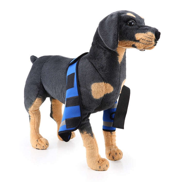 Pet Dog Leg Knee Guard Surgery Injury Protective Cover, Size: M(Anti-glory Model (Blue))