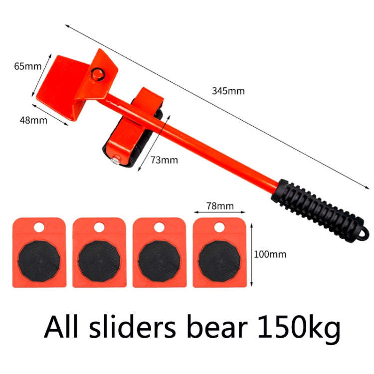 CY-0102 5 in 1 Household Moving Bed Heavy Object Moving Pulley Furniture Shifter Multifunctional ...