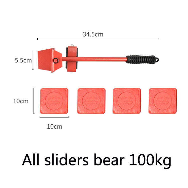 CY-0102 5 in 1 Household Moving Bed Heavy Object Moving Pulley Furniture Shifter Multifunctional ...