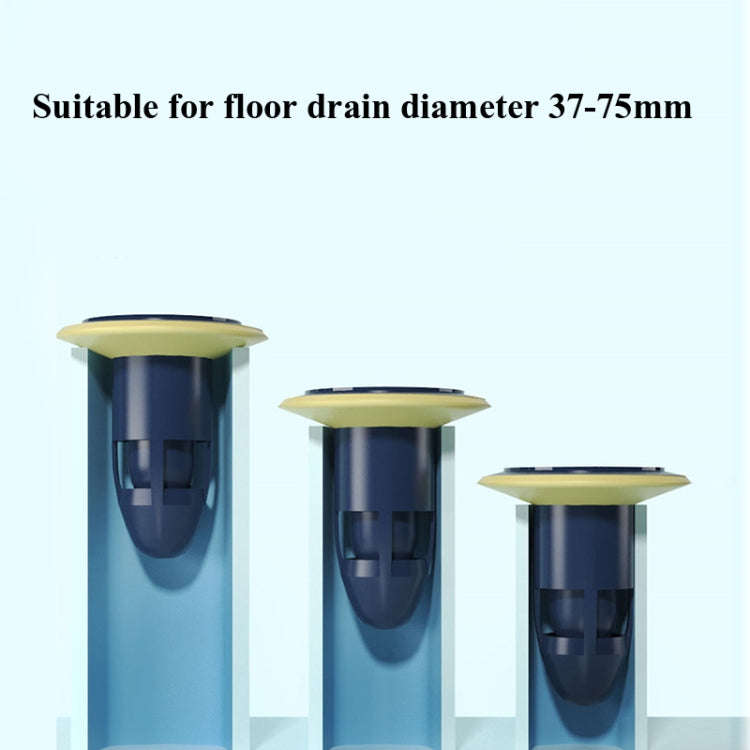 Floor Drain Deodorizer Sewer Deodorant Cover Bathroom Toilet Anti-Cockroach Insect-Proof Cover(Pink)