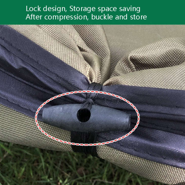 Pop-Up Outdoor Trash Can Lawn Garden Portable Leaves Garbage Bag, Size: M