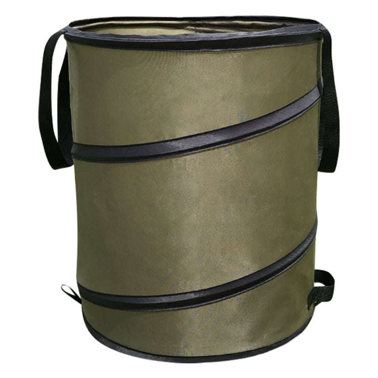 Pop-Up Outdoor Trash Can Lawn Garden Portable Leaves Garbage Bag, Size: L