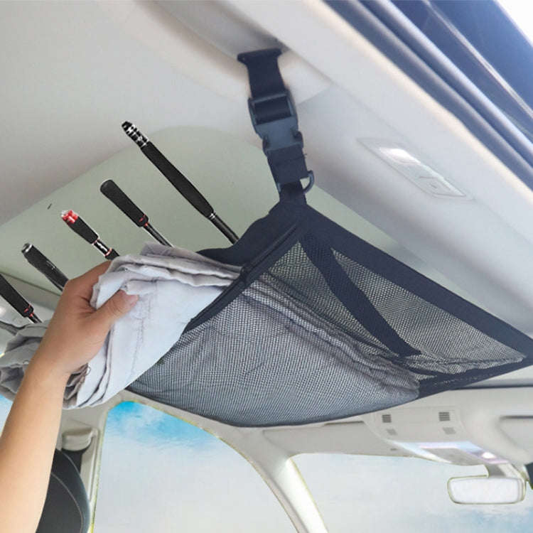 Adjustable Hanging Car Top Storage Bag Car Fishing Rod Rack(Storage Bag)
