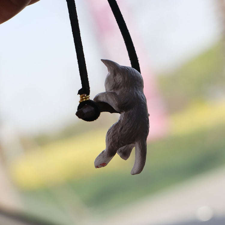 2 PCS Car Pendant Car Decoration Cat Pendant(Branches Cat)