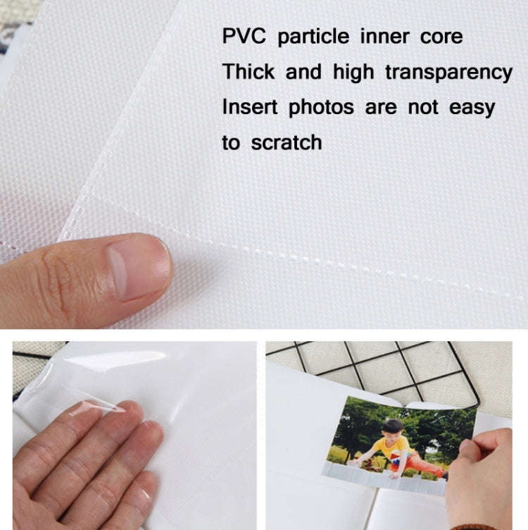 6-Inch Plastic Photo Album 200 Sheets Of Interstitial Album Book(To Youth 200-525)