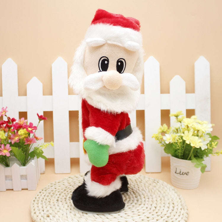 Electric Twisted Fart Shake Hips Santa Claus With Music Christmas Novel Birthday Gift(Santa Claus)